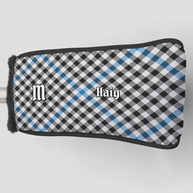 Couvre-club De Golf Clan Haig Check Tartan (Devant)