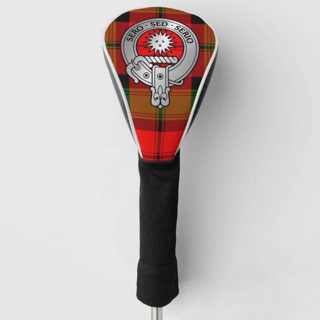Couvre-club De Golf Clan Kerr Crest & Tartan (Devant)