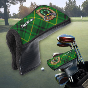 Couvre-club De Golf Clan MacArthur Crest sur Tartan