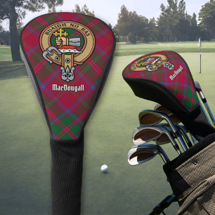 Couvre-club De Golf Clan MacDougall Crest sur Tartan
