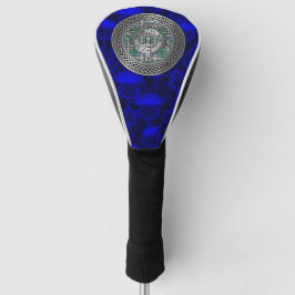 Couvre-club De Golf Clan MacDowall Crest & Tartan Knot
