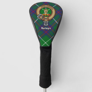 Couvre-club De Golf Clan MacIntyre Crest sur la chasse Tartan