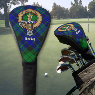 Couvre-club De Golf Clan MacKay Crest sur Tartan