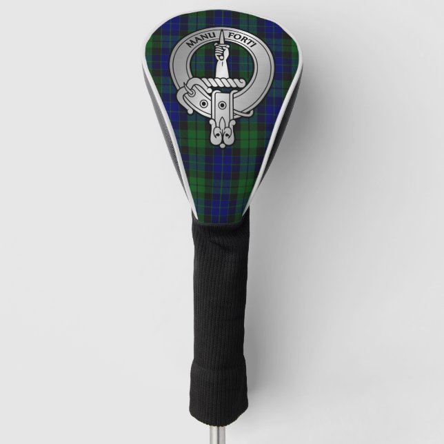 Couvre-club De Golf Clan MacKay Crest & Tartan (Devant)