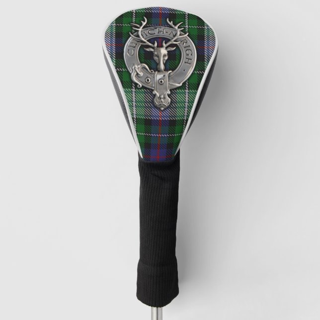 Couvre-club De Golf Clan MacKenzie Crest & Robe Tartan (Devant)