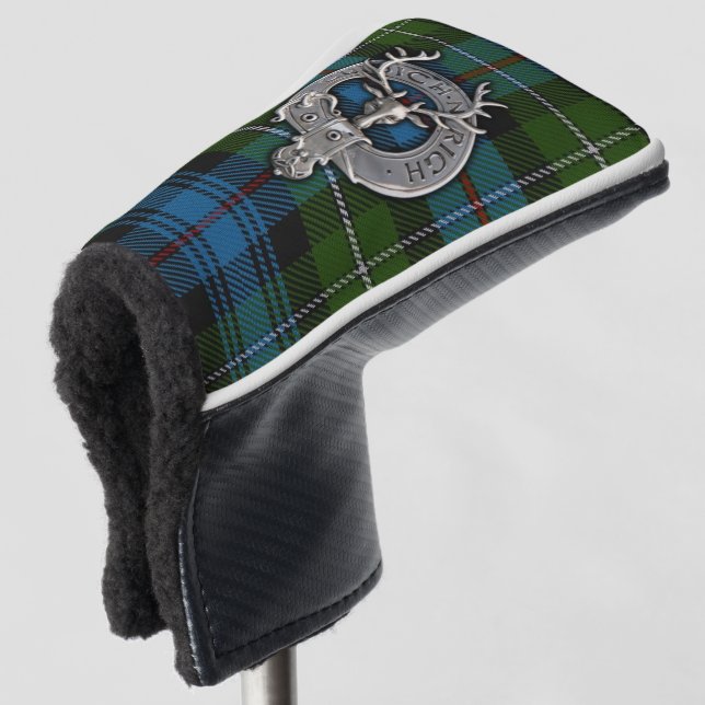 Couvre-club De Golf Clan MacKenzie Crest & Tartan (Devant 3/4)