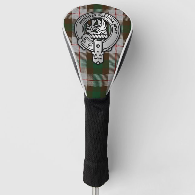 Couvre-club De Golf Clan MacKinnon Crest & Hunting Tartan (Devant)