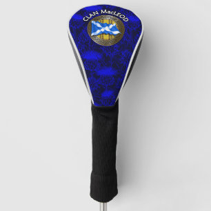 Couvre-club De Golf Clan MacLeod Tartan Knot & Drapeau