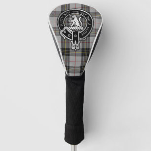 Couvre-club De Golf Clan MacPherson Crest & Tartan Golf Head Cover