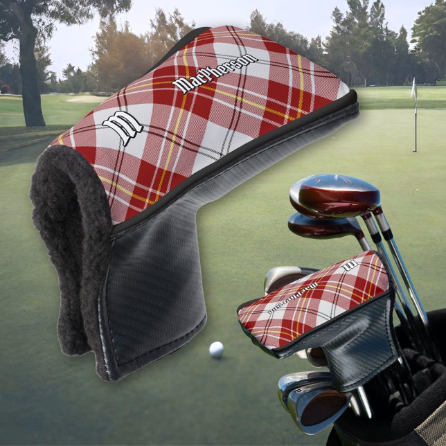 Couvre-club De Golf Clan MacPherson Robe Rouge Tartan Golf Tête Couver (Créateur téléchargé)