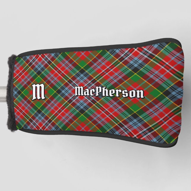 Couvre-club De Golf Clan MacPherson Tartan Golf Head Cover (Devant)