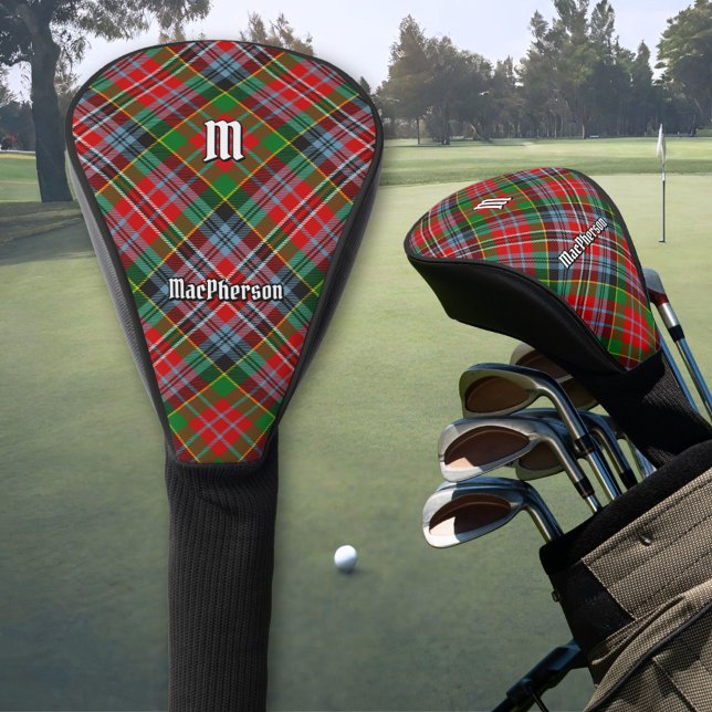 Couvre-club De Golf Clan MacPherson Tartan Golf Head Cover (Créateur téléchargé)