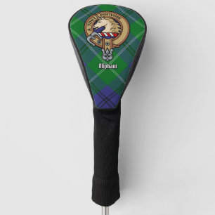 Couvre-club De Golf Clan Oliphant Crest sur Tartan