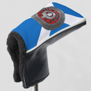 Couvre-club De Golf Clan Ramsay Crest & Tartan Knot
