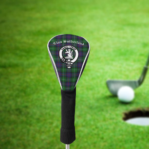 Couvre-club De Golf Clan Sutherland Crest & Tartan