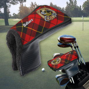 Couvre-club De Golf Clan Wallace Crest sur Tartan