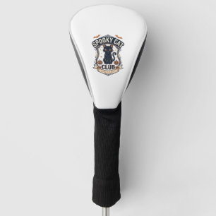 Couvre-club De Golf Club de chat effrayant Chat Halloween Chat effraya