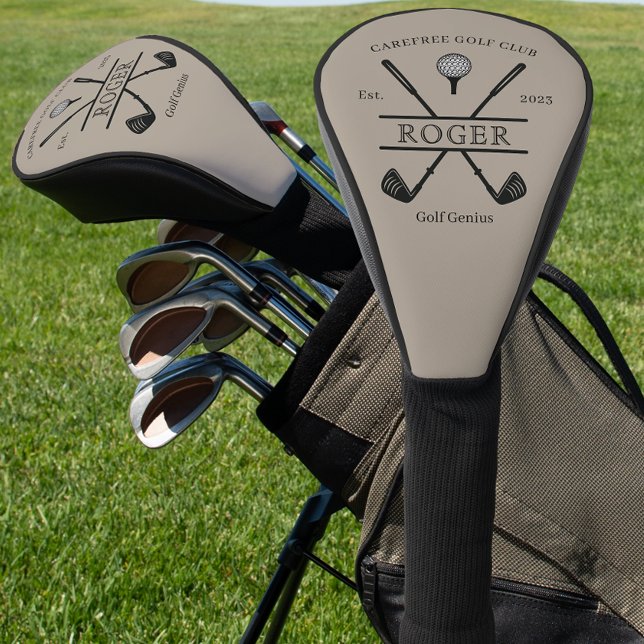 Couvre-club De Golf Club de golf classique personnalisé (Créateur téléchargé)