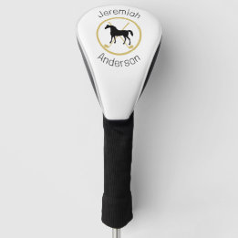 Couvre-club De Golf Club de golf et cheval Personnalisé