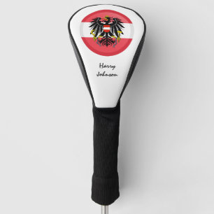 Couvre-club De Golf Clubs De Golf Drapeau Et Monogrammes Autrichiens C