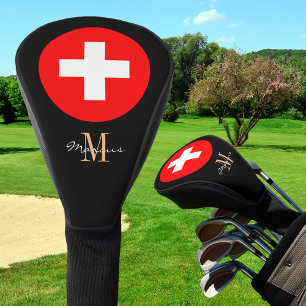 Couvre-club De Golf Clubs de golf Monogramme & Suisse Couvertures /Swi