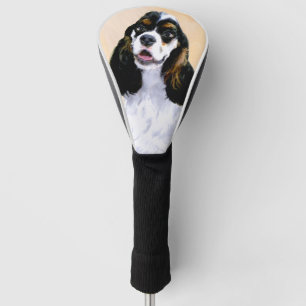 Couvre-club De Golf Cocker Spaniel (Parti) Peinture - Art original de 