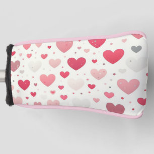 Couvre-club De Golf Coeur coloré de la Saint Valentin