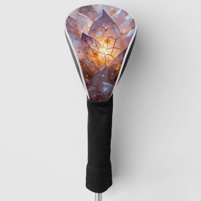 Couvre-club De Golf Coeur cristal radiant (Devant)