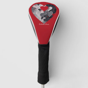 Couvre-club De Golf Coeurs enchantés