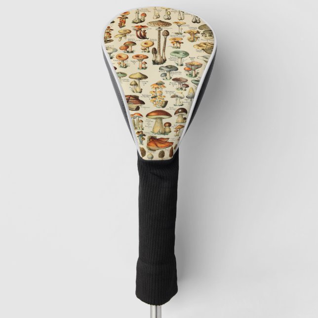 Couvre-club De Golf Collection de champignons   (Devant)