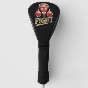 Couvre-club De Golf Combat de Trump Élection USA Rétro Vintage