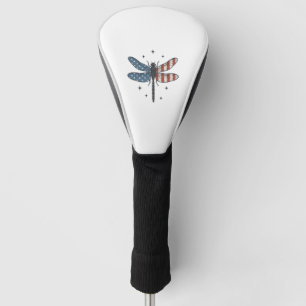 Couvre-club De Golf Conception de chemise vectorielle de libellule pat