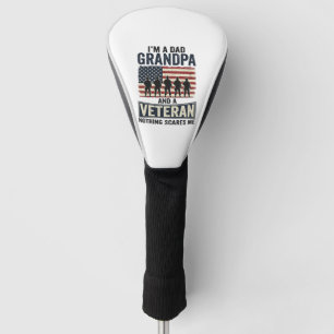 Couvre-club De Golf Conception de chemise vintage patriotique vétéran 
