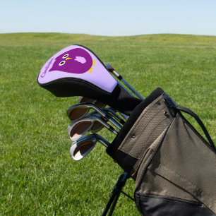 Couvre-club De Golf Conception de hibou pourpre