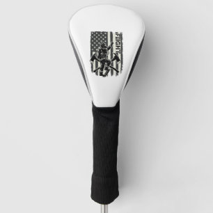 Couvre-club De Golf Conception de maillot de combat vintage pompier dr