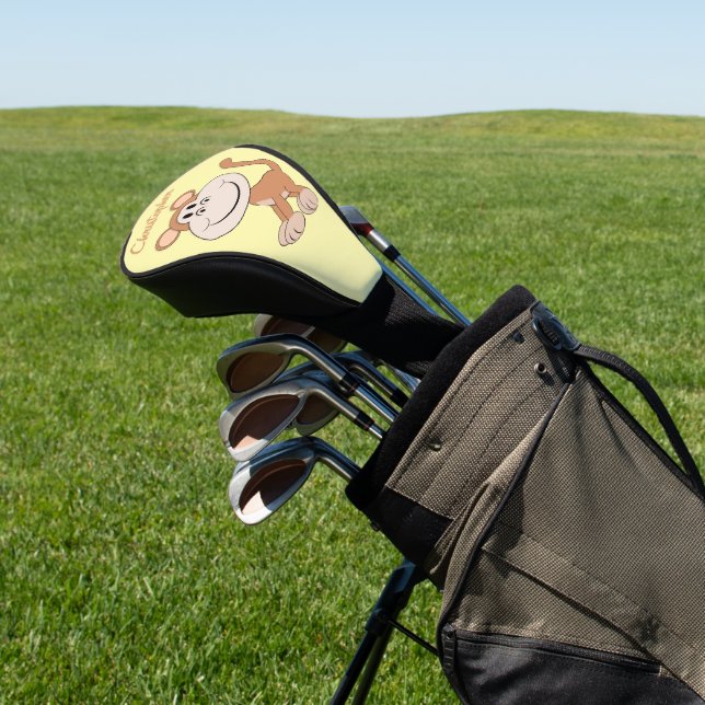 Couvre-club De Golf Conception de singe (In Situ)