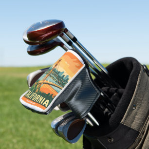 Couvre-club De Golf Conception de vectoriels à rattrapage visuel Citys