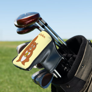Couvre-club De Golf Conception Écureuil Rouge