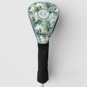 Couvre-club De Golf Conception élégante et chic de feuilles de feuilla