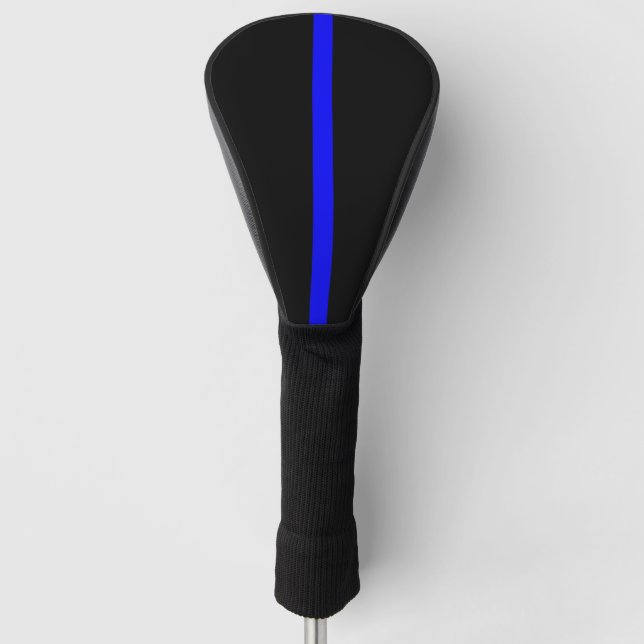 Couvre-club De Golf Conception graphique Symbolique en Ligne Bleue Min (Devant)
