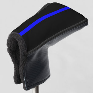 Couvre-club De Golf Conception graphique Symbolique en Ligne Bleue Min