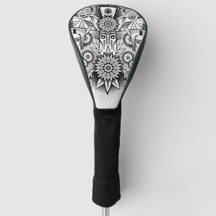 Couvre-club De Golf Conception Tribale Artistique