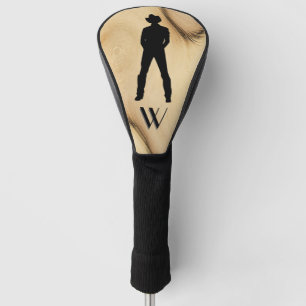 Couvre-club De Golf Confiant Cowboy