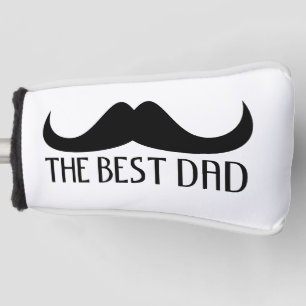 Couvre-club De Golf Cool Le meilleur papa Black Mustache Fête des père