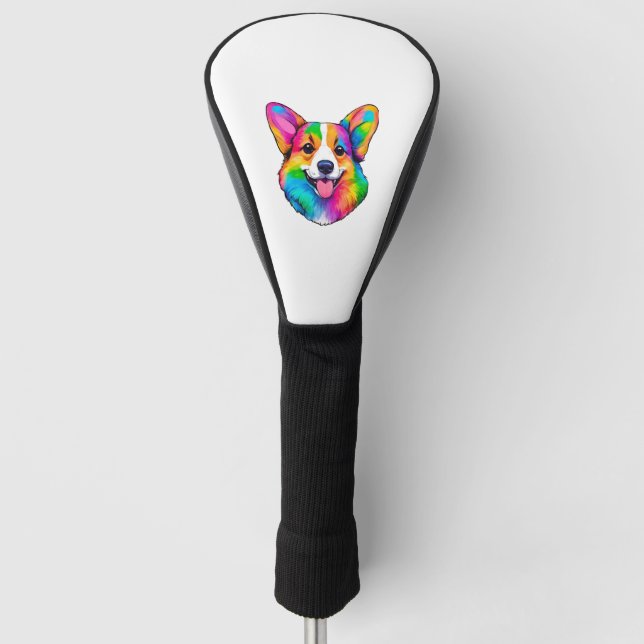 Couvre-club De Golf Corgi couleur (Devant)