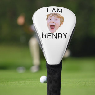 Couvre-club De Golf Correspondance d'anniversaire de golf à visage per