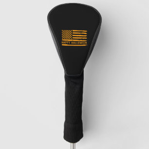 Couvre-club De Golf Costume d'Halloween pour hommes USA Drapeau Citrou