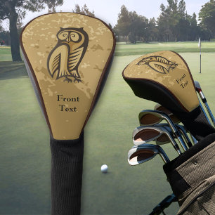 Couvre-club De Golf Couleur du symbole de hibou