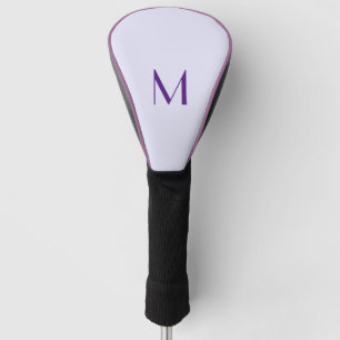 Couvre-club De Golf couleur lavande - ajouter monogramme 