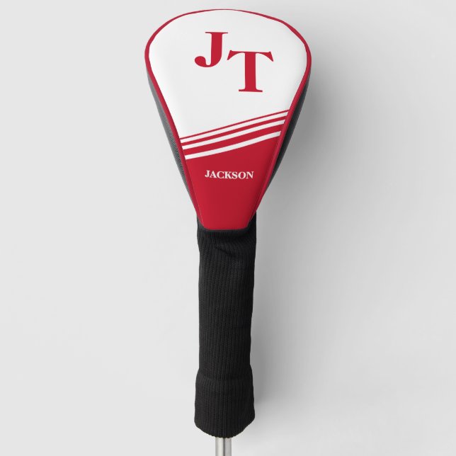 Couvre-club De Golf Coupe rouge brillante (Devant)